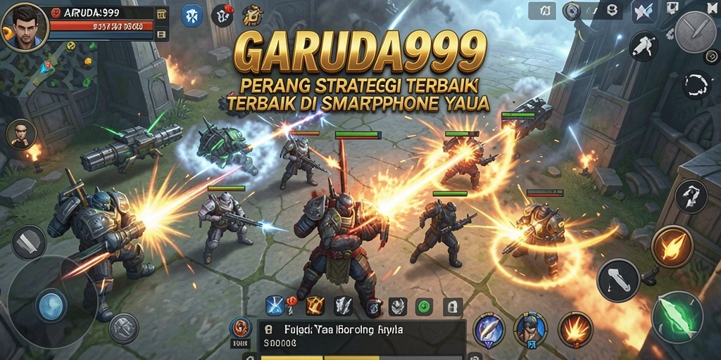 Tangkapan layar gameplay GARUDA999 menampilkan pertempuran strategis yang mendebarkan.
