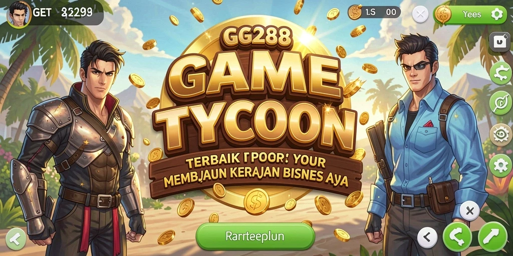 Tampilan gameplay GG288 yang penuh strategi Tycoon.