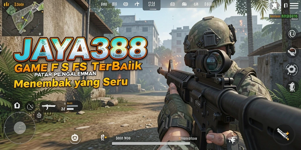 Screenshot menampilkan aksi menembak seru di <strong>JAYA388</strong>.