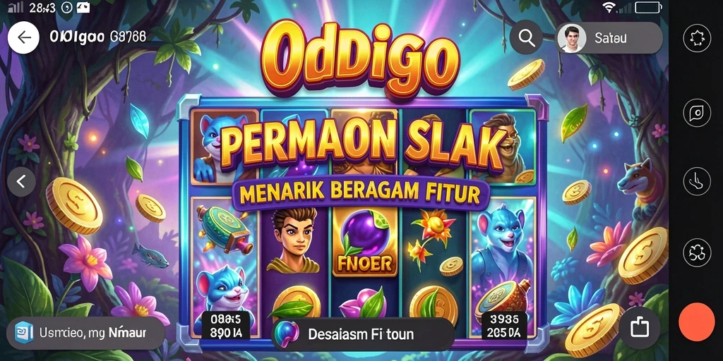 Tampilan gameplay ODDIGO yang memikat dan mengasyikkan.