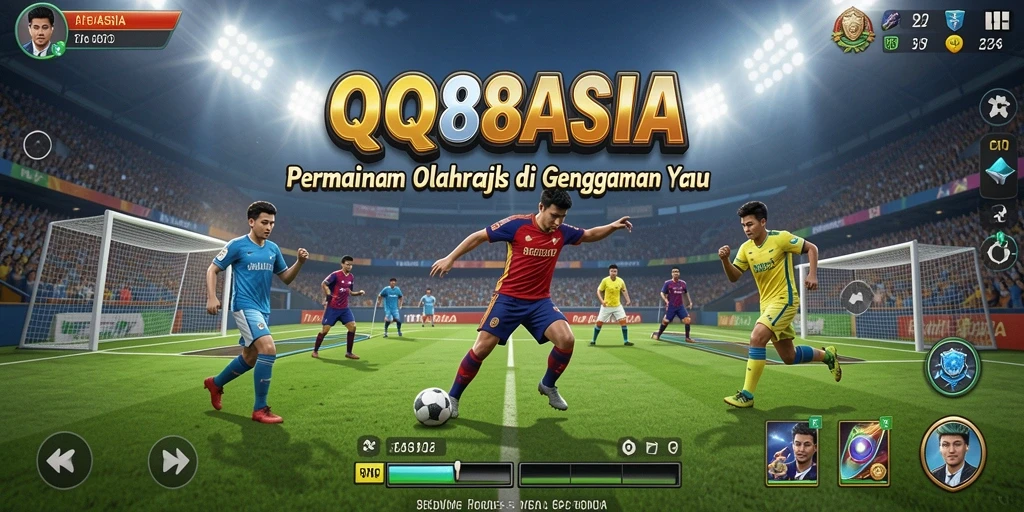 Tampilan gameplay menarik di QQ88ASIA dengan pertandingan olahraga seru.