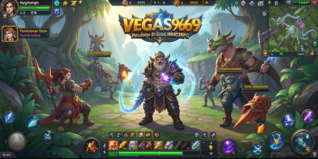Tampilan gameplay seru dalam dunia MMORPG VEGAS969.
